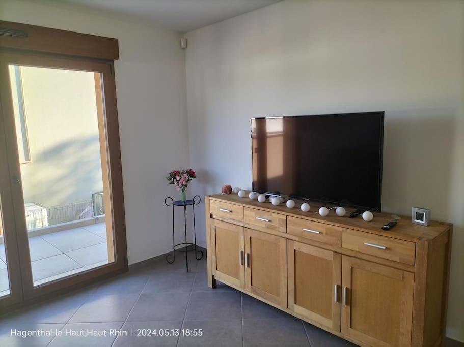 Apartment Einliegerwohnung Hagenthal-le-Haut Dış mekan fotoğraf